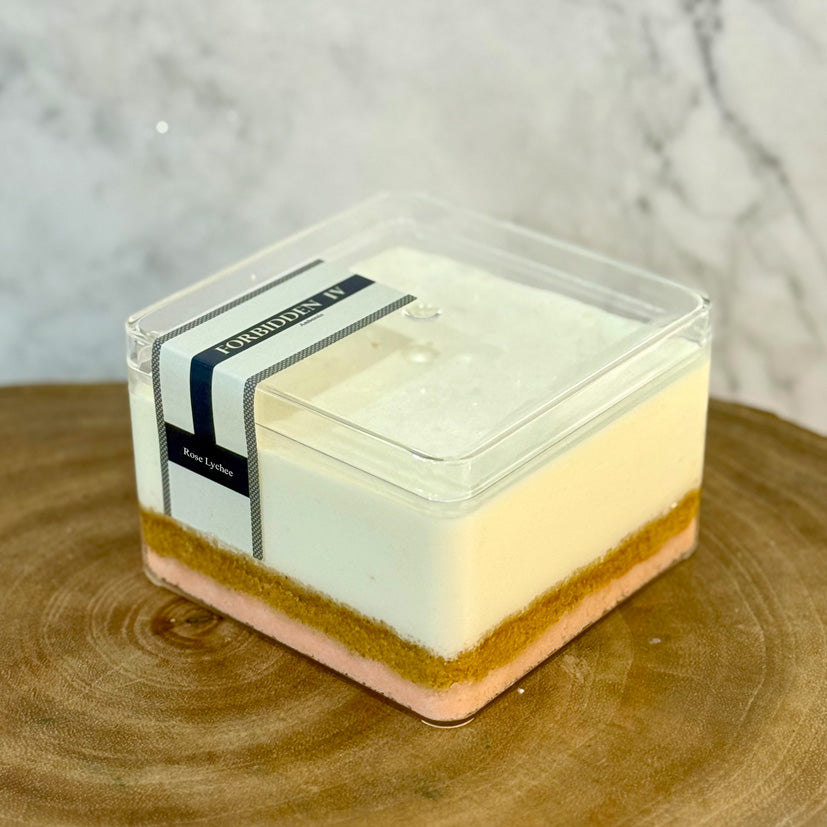 Rose Lychee Mousse Cake
